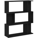  Polica za knjige crni hrast 80x24x96 cm Inženirsko drvo | Shoptok.si