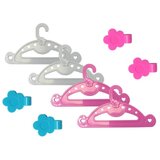  Set za glačanje s ružičastim glačalom i vješalice + daska za glačanje | shoptok.hr