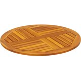 Stolna ploča Ø70x2 cm okrugla od masivnog bagremovog drva | shoptok.hr