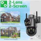 Gmb CAM-IP4MP-TQ7 kamera 4MP(2mp+2mp) H.265 eu solar camera, 2 inch, icsee app, 2.8mm, IP66 | ePonuda.com
