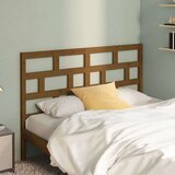  Posteljno vzglavje medeno rjavo 146x4x100 cm trdna borovina, (20643205) | Shoptok.si