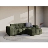 Micadoni Zelena kutna garnitura (s desnim kutom/s ležaljkom) Kendal – | shoptok.hr
