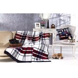 Lou dark blue, red whitedark bluered double blanket | Eponuda.com