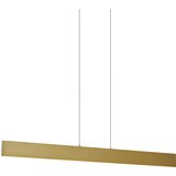 QAZQA Sodobna viseča svetilka medenina vklj. LED 3-stopenjsko zatemnjevanje - Straight | Shoptok.si