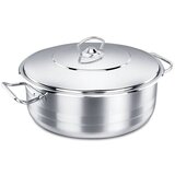 Korkmaz Nizki lonec s pokrovom / 15 l, (21230692) Cene