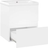 Ormarić s ugrađenim Lavabo - Umivaonikom bijeli od iverice | shoptok.hr