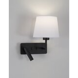 Nova Luce Bijela/mat crna zidna lampa aluminijska sa savitljivom konstrukcijom Savona – | shoptok.hr