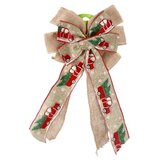Festa Deco bow, novogodišnja dekoracija, mašna, auto, 28 x 48cm | ePonuda.com