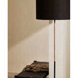 Kave Home Črna stoječa svetilka s tekstilnim senčilom (višina 160 cm) Canar – | Shoptok.si