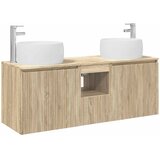  Set ormarića za kupaonicu 3 kom. Hrast sonoma Smeđa 49,5 x 44,5 x 66 cm | Shoptok.si