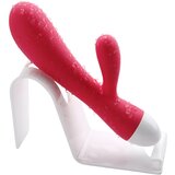 Cotoxo Dolphin & baby - punjivi vibrator za klitoris (crveni) | shoptok.hr