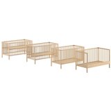 Vipack Dječji krevet od masivnog bora 60x120 cm u prirodnoj boji DINO – | shoptok.hr
