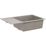  Umivalnica Siva 780 x 500 mm 80% Kvarc in 20% Smola - - Siva - 18.45 - 780 x 500 mm - 2025-vidaXL-Uvoz_2 | Shoptok.si