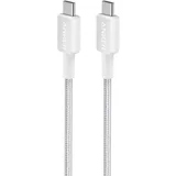 322 polnilni kabel USB-C 0,9 m Bela