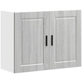 vidaXL Kuhinjska stenska omarica Porto siva sonoma inženirski les | Shoptok.si