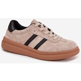 EVENTO Suede Women's Sneakers On Platform Beige Elivienne | shoptok.hr