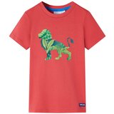 vidaXL Otroška majica s kratkimi rokavi rdeča 116 | Shoptok.si