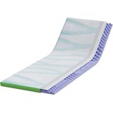  Nadmadrac Bijela i zelena 70 x 200 cm Jakard tkanina | shoptok.hr