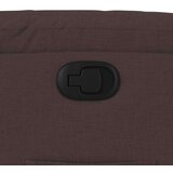 vidaXL Naslanjač s funkcijo vstajanja temno rjavo blago | Shoptok.si