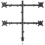 Gembird Nosilec za štiri monitorje MA-D4-01 13”-32”, (5000098506) Cene