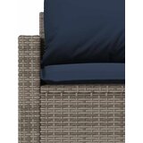  4-dijelni set vrtnih sofa od poliratana s jastucima sivi | shoptok.hr