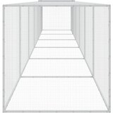  Kavez za kokoši s krovom svjetlosivi 603x98x90 cm čelični | Eponuda.com