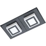 Eglo Masiano 1 zidna/plafonjera/2, led, 2x3,3w, 2x340lm, crna/aluminijum/čelik | Eponuda.com