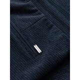 Ombre Men's short shorts with structured knit elastic band - navy blue | Eponuda.ba