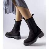 Gemre Black massive high ankle boots Morbello | Shoptok.si