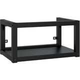 Maison Chic Stenski kopalniški regal - Umivalniška omarica črn 59x38x31 cm železo, (21758987) | Shoptok.si