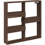 Maison Chic Stenska omarica - Zidna omarica rjava hrast 80x15x80 cm inženirski les iu1296, (22062884) | Shoptok.si