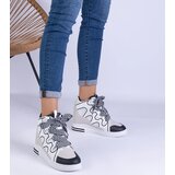 D/CEO marka niezdefiniowana Black and white women's sneakers with thick laces Gralina | Eponuda.ba