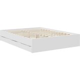  Konstrukcija postelje Bela 150 x 200 cm Inženirsko leseno, (5000121148) | Shoptok.si