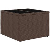 vidaXL 8-dijelni set vrtnih sofa s jastucima smeđi od poliratana | shoptok.hr