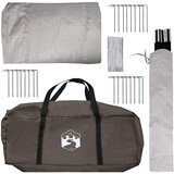 Tipi šator Smeđa siva 500 x 500 x 300 cm Poliester i čelik | shoptok.hr