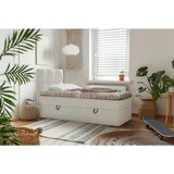 MID.YOU POSTELJA Z VZMETNICO 90 cm x 200 cm , les, tekstil, leseni material bela | Shoptok.si