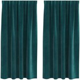  Zavjese za zamračivanje 2 pcs Tamnozelena 140 x 175 cm Baršun | Eponuda.ba