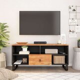 TV ormarić 100 x 33 x 46 cm drvo bagrema i konstruirano drvo | shoptok.hr