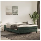  Madrac s oprugama tamnozeleni 140 x 190 x 20 cm baršunasti | shoptok.hr