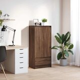 vidaXL Ormarić s ladicom smeđi hrast 55,5x34x119,5 cm Cijene