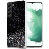 Cadorabo Case, združljiv s Samsungom v črni barvi z bleščicami - zaščitni pokrov iz fleksibilnega silikona TPU s penečimi bleščicami, (20694139) | Shoptok.si