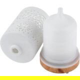 Kondela Aroma difuzor/vlažilec zraka, beli/naravni, AMAYA | Shoptok.si