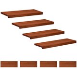 Step treads 8 kom. 70 x 30 x 2 cm Smeđa Čvrsto drvo bukve | shoptok.hr