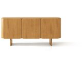 Micadoni Komoda od punog hrasta u prirodnoj boji 160x76x45 cm Charlotte – | shoptok.hr
