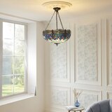 Endon 112250 - Luster na lancu Tiffany DRAGONFLY 3xE27/60W/230V prečnik 50 cm | Eponuda.com