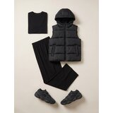 Sinsay Prošiveni prsluk s kapuljačom | shoptok.hr