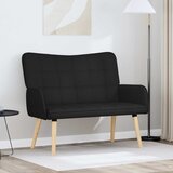  Kauč za dvoje Crna 115 x 61 x 87 cm tkanina Cijene