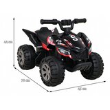Quad na akumulator THE FASTEST - črni | Shoptok.si