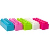 Lean_Toys Velike podolgovate kocke v vrečki Barvne nalepke 20 kos | Shoptok.si
