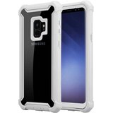Cadorabo Ohišje, združljiv s Samsungom v brezi sivi barvi-zaščitni pokrov 2-in-1 s silikonskim robom TPU in akrilnim steklom, (20568098) Cene
